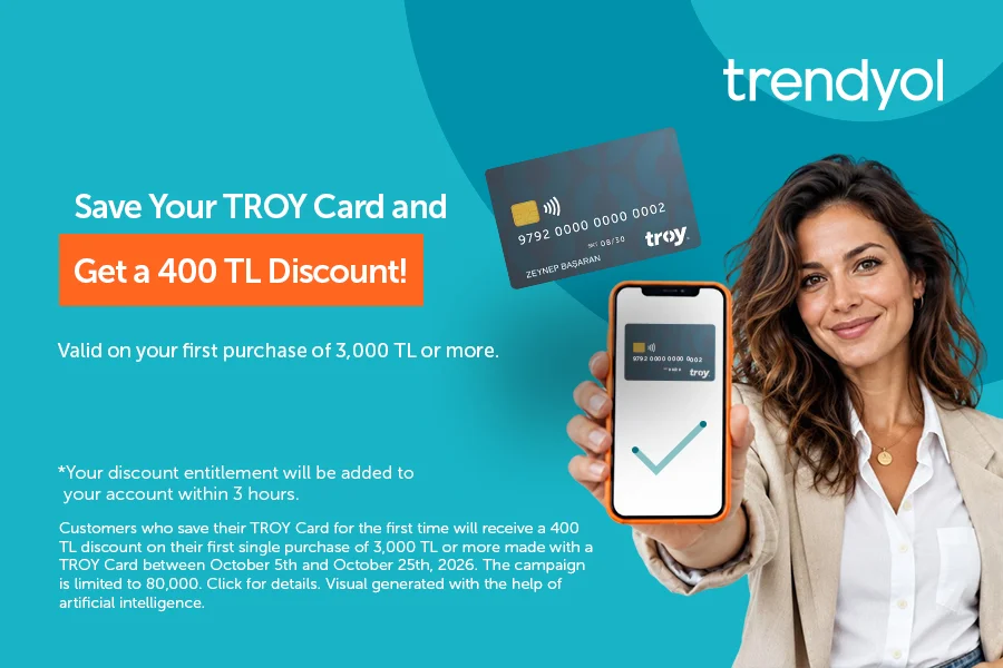 400 TL Discount Opportunity on Trendyol!