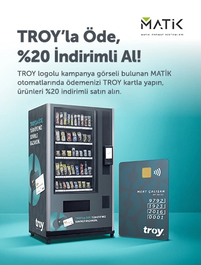 TROY’la Öde, %20 İndirimli Al!