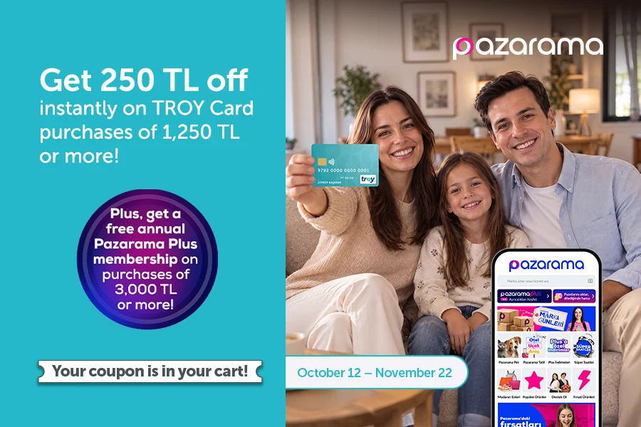 250 TL Discount Opportunity on Pazarama!