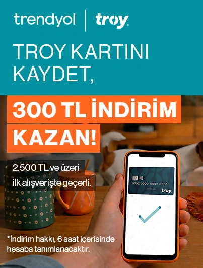 TROY Kartını Trendyol’a Kaydedenlere 300 TL İndirim Fırsatı