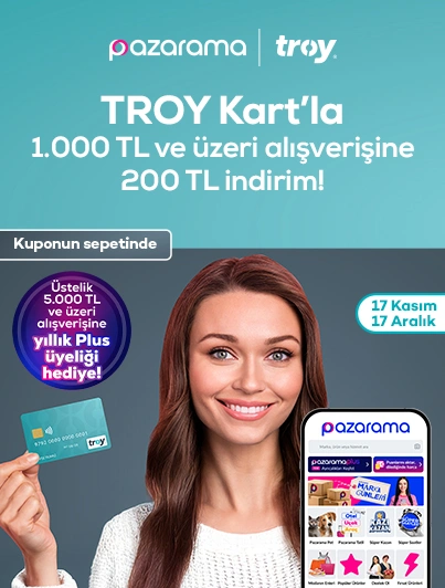 TROY Kart’la Pazarama’da 200 TL indirim