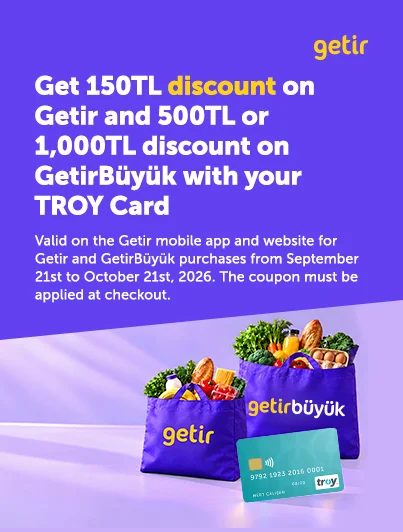Discount Opportunity on Getir and GetirBüyük Market Purchases!