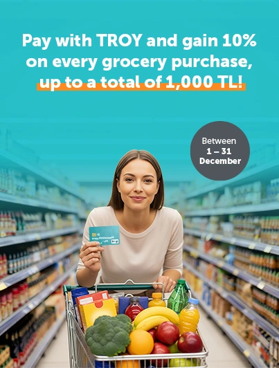 Pay with TROY, Gain on Grocery Shopping!