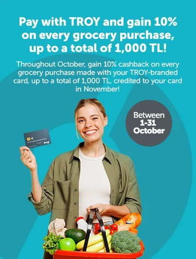 Pay with TROY, Gain on Grocery Shopping!