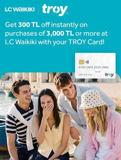 Get 300 TL off instantly at LC Waikiki!