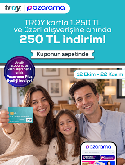 Pazarama'da 250 TL İndirim Fırsatı!