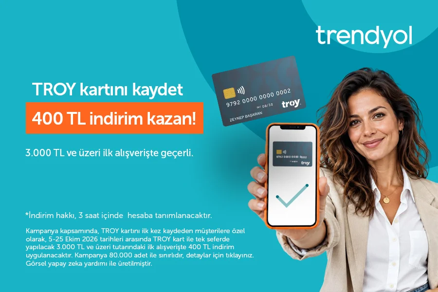 Trendyol’da 400 TL indirim fırsatı!
