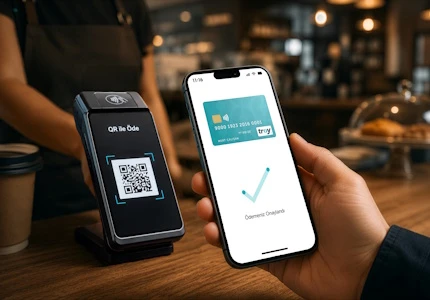 TROY kafe ödemesi QR